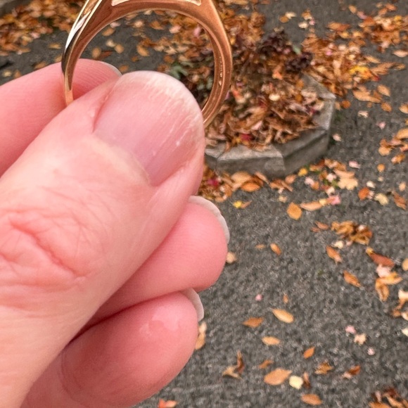 Diamonique Wedding Ring - Picture 5 of 7